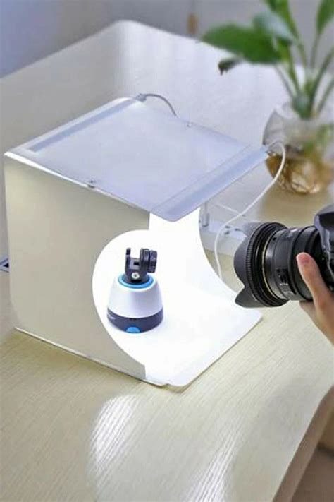 TechnoStation Ürün Çekim Çadırı Mini Fon Fotoğraf Stüdyosu Ledli Işık