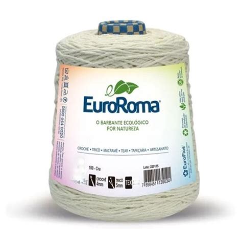 Barbante Euroroma Cru 4 Fios 600 Grs 915 Mts Cru Shopee Brasil