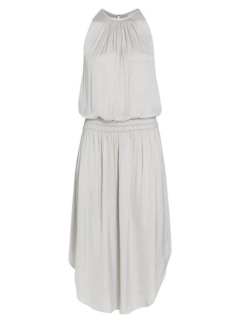 Buy Ramy Brook Women S Audrey Sleeveless Midi Dress Crystal Grey At