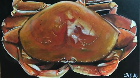 HOW TO PAINT A CRAB ACRYLIC PAINTING TUTORIAL ART YouTube