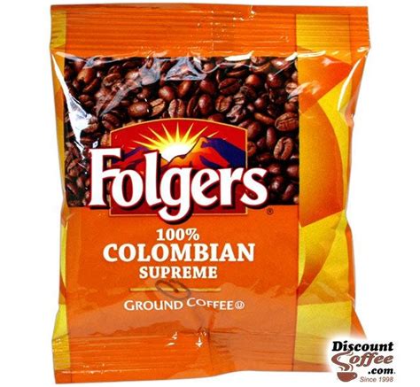 Folgers 100% Colombian Ground Coffee Fraction Packs | DiscountCoffee.com