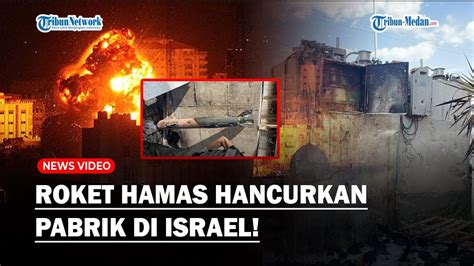 Serangan Roket Gaza Gempur Iron Dome Israel Hingga Hancurkan Pabrik Di