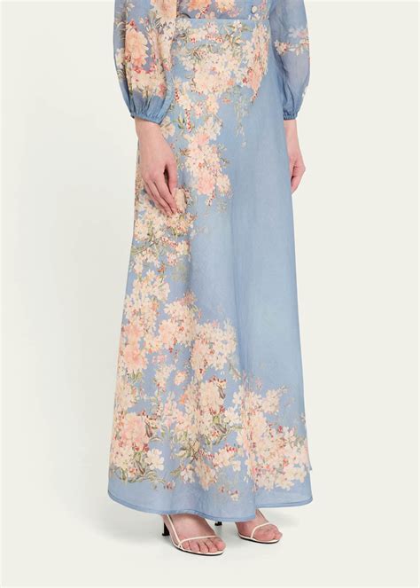 Zimmermann Cascadian Floral Bias Skirt - Bergdorf Goodman