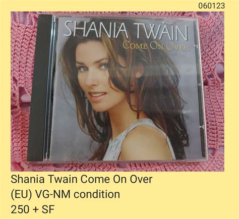 Shania Twain Come On Over Cd Unsealed Hobbies And Toys Music And Media