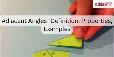 Adjacent Angles Definition Meaning Examples