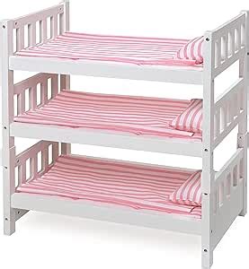 Amazon Badger Basket Convertible Doll Bunk Bed With Bedding