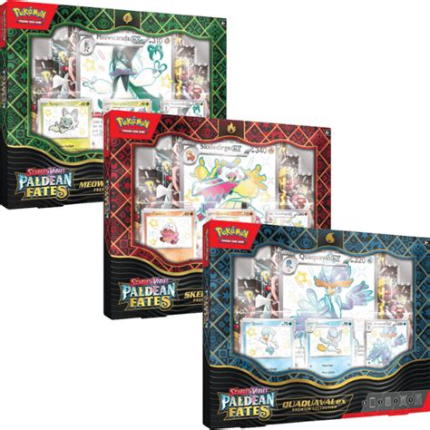 Pokemon Scarlet Violet Paldean Fates Premium Collection Box