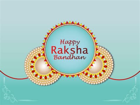 Cart O De Sauda O De Convite Raksha Bandhan Feliz Festival Indiano Em