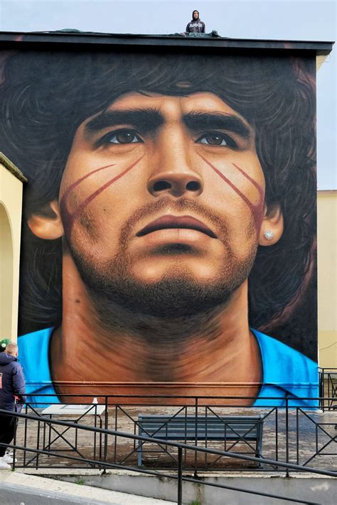 Jorit Realizza Un Nuovo Straordinario Murale Su Maradona A Quarto