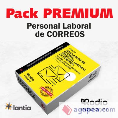 PACK PREMIUM PERSONAL DE REPARTO AGENTE CLASIFICACION Y ATENCION AL