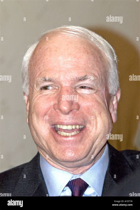 Senator John McCain R AZ speak Stock Photo - Alamy