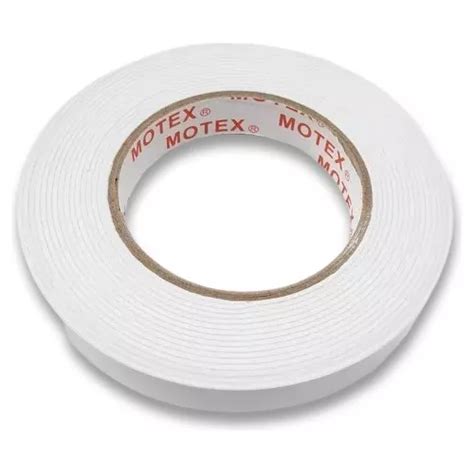 Motex Cinta Doble Faz Bifaz Eva Foam Espumosa 18 Mm X 5 Mts