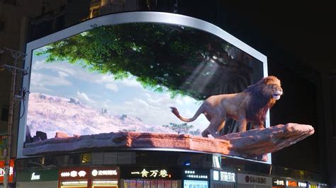 Flint Walk燧石行Wuhan Donde Tianyu Lion 武汉天誉狮子裸眼3D Naked eye 3D