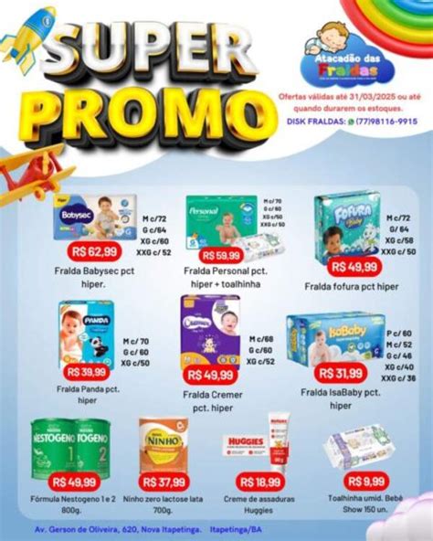 Atacadão Das Fraldas P Norte - ATACADÃO DAS FRALDAS!!!! SUPER PROMOÇÃO.
