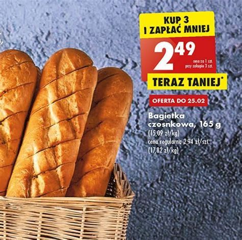 Promocja Bagietka Czosnkowa W Biedronka