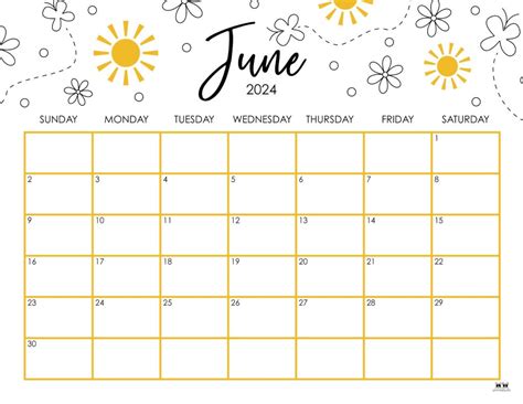 June 2024 Printable Calendar Pdf Printable Calendar 2024