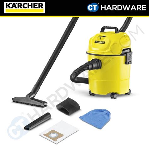 KARCHER WD1 CLASSIC WET DRY MULTI PURPOSE VACUUM CLEANER 15L 180