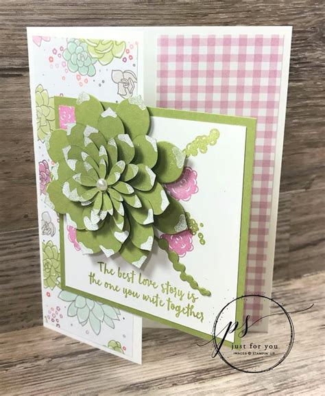 Oh So Succulent Tutorial Lisa S Stamp Studio