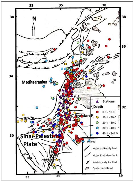 The epicenter map represents the earthquake distribution by using IS model. | Download ...