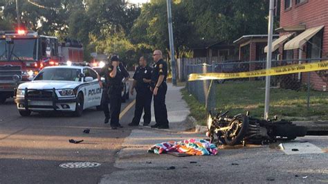 Motorcyclist Killed In Crash On Highland Avenue In South Seminole Heights