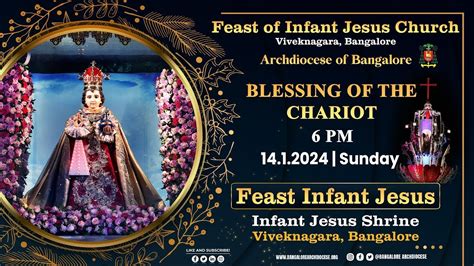 14 01 2024 Annual Feast Chariot Procession Benediction Infant