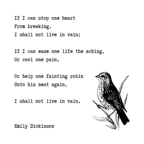 I Shall Not Live In Vain Emily Dickinson Poem Dickinson Poems