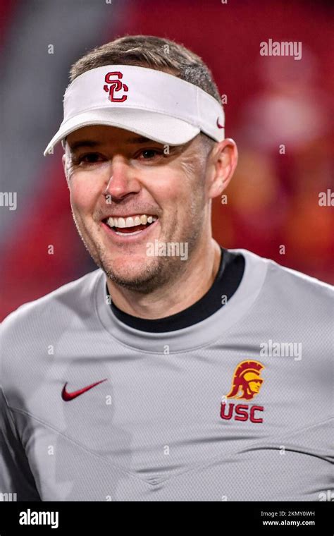 November 26, 2022 Los Angeles, CA.USC Trojans head coach Lincoln Riley