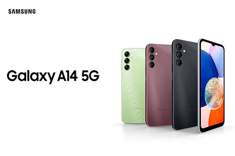 Samsung presenta Galaxy A14 5G disponible en América Latina a partir