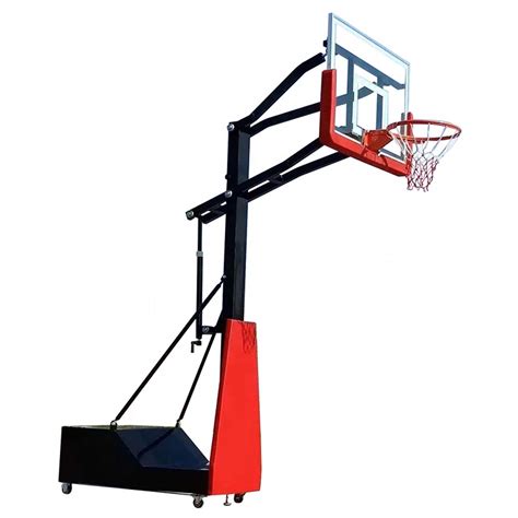 Sports Movable Portable Height Adjustable Basketball Hoop Goal Backstop