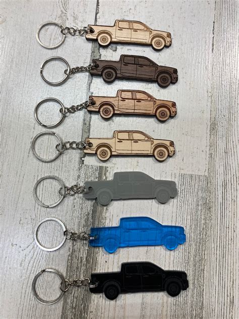 Ford Maverick Truck Wooden Or Acrylic Keychains Etsy