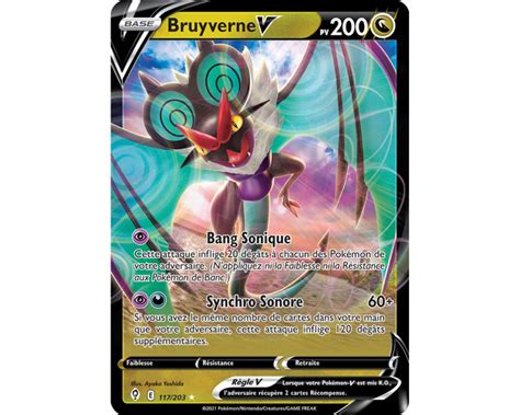 Bruyverne V Pv 200 117 203 Carte Ultra Rare Full Art Épée et Bo