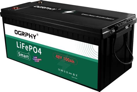 Amazon Ogrphy V Ah Lifepo Battery With Bluetooth Kwh