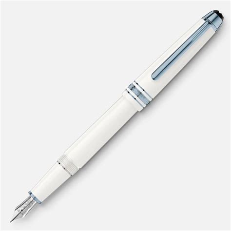 モンブラン マイスターシュテュック グレイシャー ホワイト クラシック 万年筆 Montblanc Meisterstück Resin Glacier White Classic