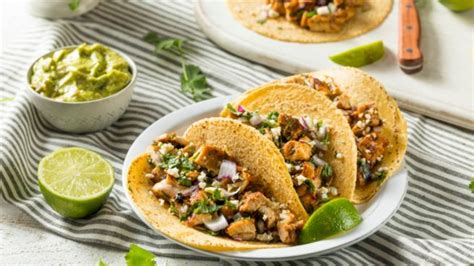 Receta De Tacos De Pollo Con Aguacate Caseros