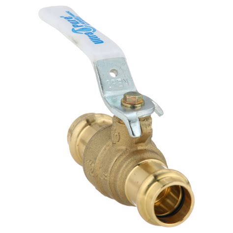 MILWAUKEE VALVE 1 2 In Brass Manual Two Way Ball Valve 31CC93 UPBA