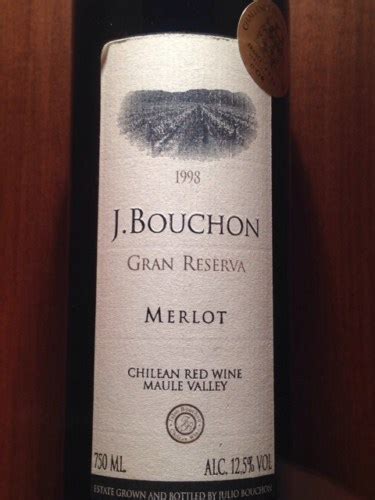 J Bouchon Merlot Gran Reserva Vivino US