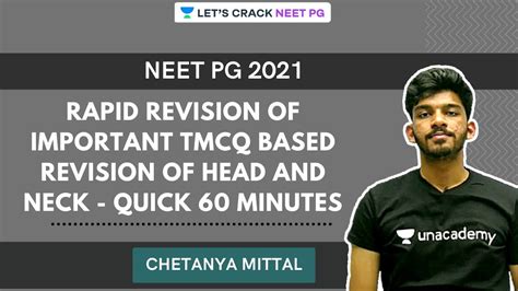 MCQ Based Revision Of Head And Neck Quick 60 Minutes NEET PG 2021