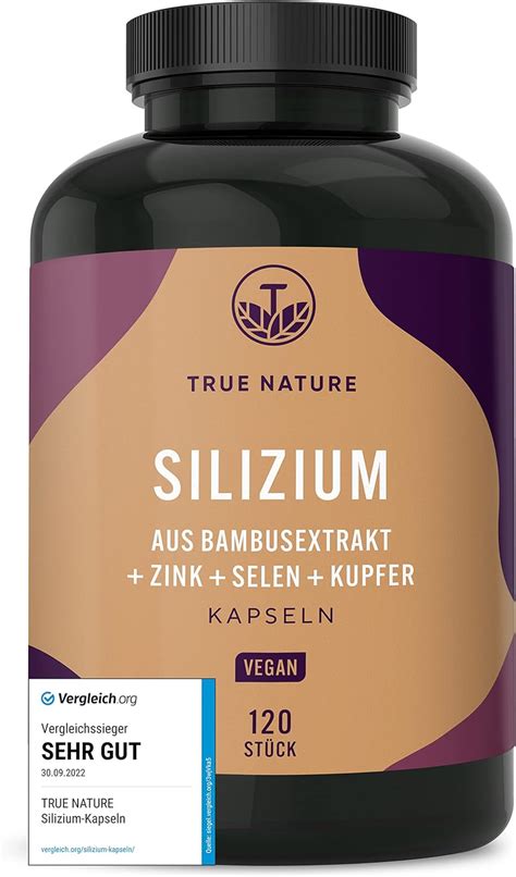 Silicium hautement dosé 120 gélules 720mg silicium organique d