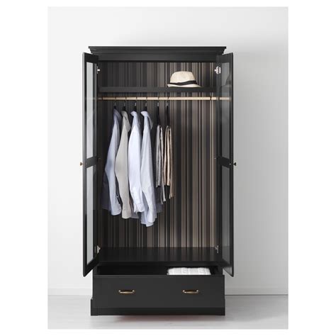 Ikea Single Wardrobe Black – HOMYSTYLE