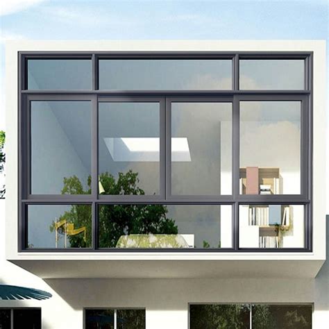 Hihaus New Custom Grey Large Triple Glazed Aluminium Balcony Sliding