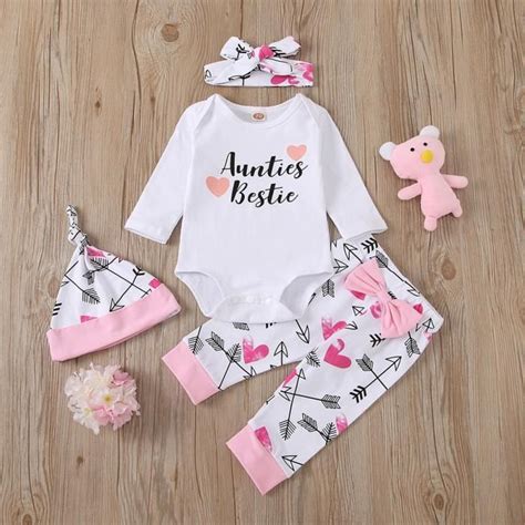 Nouveau né infantile bébé filles lettre imprimer barboteuse pantalon