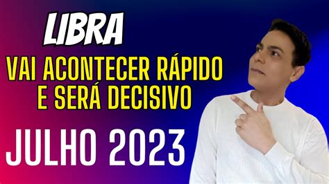 Libra Forte Vai Acontecer R Pido E Ser Decisivo Na Sua Vida Um