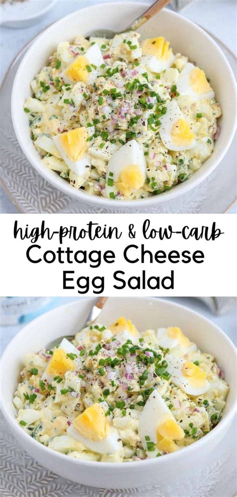 Cottage Cheese Egg Salad High Protein No Mayo In Cottage