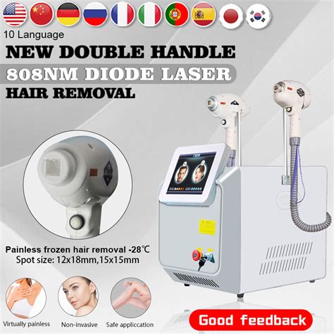 Laser Handles Epilator Salon Used Fast Painless Diode Laser Nm