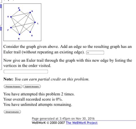 Solved Consider The Graph Given Above Add An Edge So The Chegg