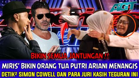 Detik Detik Orang Tua Putri Ariani Di Bikin Jantungan Oleh Para Juri