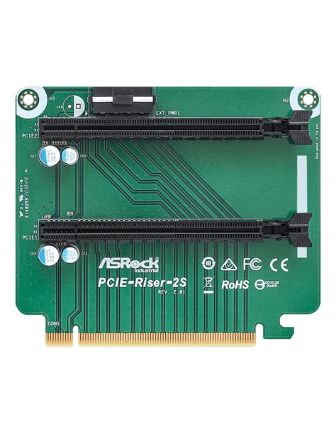 ASRock PCIE Riser 2S Buy ASRock Rack PCIE Riser 2S PCIe X16 To Two X8