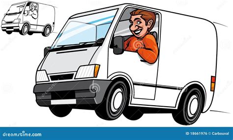 Delivery Van Stock Illustration Illustration Of Profile 18661976