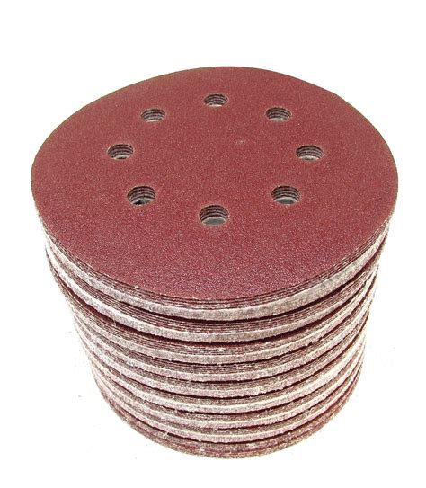 100 Pack Hook And Loop Sanding Discs 5 Inch Line10 Tools