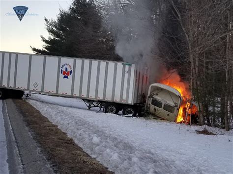 Rhode Island Man Crashes Tractor Trailer In Fiery Accident On I 84